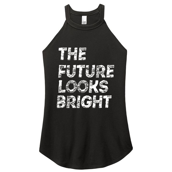 The Future Looks Bright Women's Perfect Tri Rocker Tank