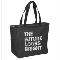 The Future Looks Bright Zip Tote Bag