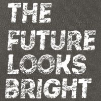 The Future Looks Bright Cotton Canvas Backpack
