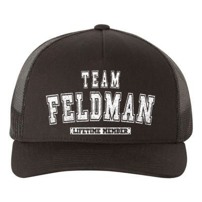 Team Feldman Lifetime Member Family Last Name Yupoong Adult 5-Panel Trucker Hat