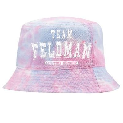 Team Feldman Lifetime Member Family Last Name Tie-Dyed Bucket Hat