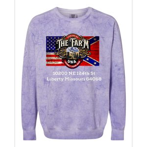 The Farm Liberty Missouri Usa Bar Honkytonk Colorblast Crewneck Sweatshirt