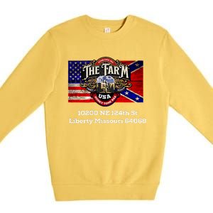 The Farm Liberty Missouri Usa Bar Honkytonk Premium Crewneck Sweatshirt