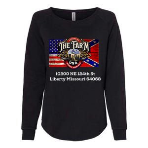 The Farm Liberty Missouri Usa Bar Honkytonk Womens California Wash Sweatshirt