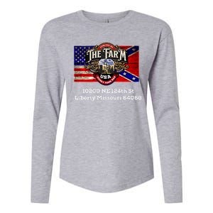 The Farm Liberty Missouri Usa Bar Honkytonk Womens Cotton Relaxed Long Sleeve T-Shirt