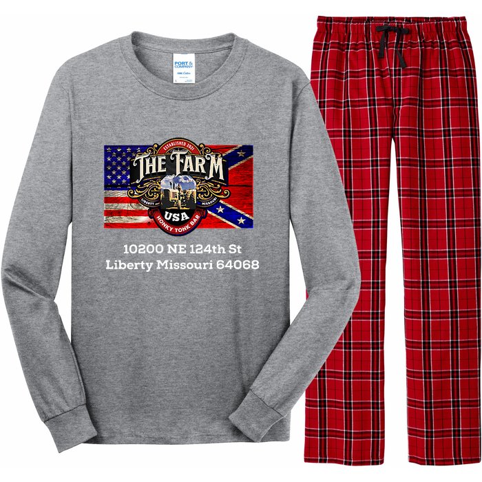 The Farm Liberty Missouri Usa Bar Honkytonk Long Sleeve Pajama Set