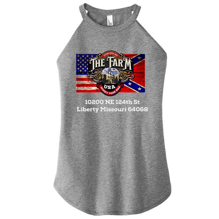 The Farm Liberty Missouri Usa Bar Honkytonk Women's Perfect Tri Rocker Tank