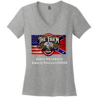 The Farm Liberty Missouri Usa Bar Honkytonk Women's V-Neck T-Shirt