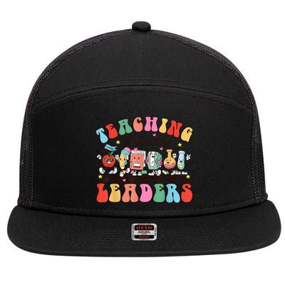Teaching Future Leaders,It's a Good Day to Teach Tiny Humans 7 Panel Mesh Trucker Snapback Hat
