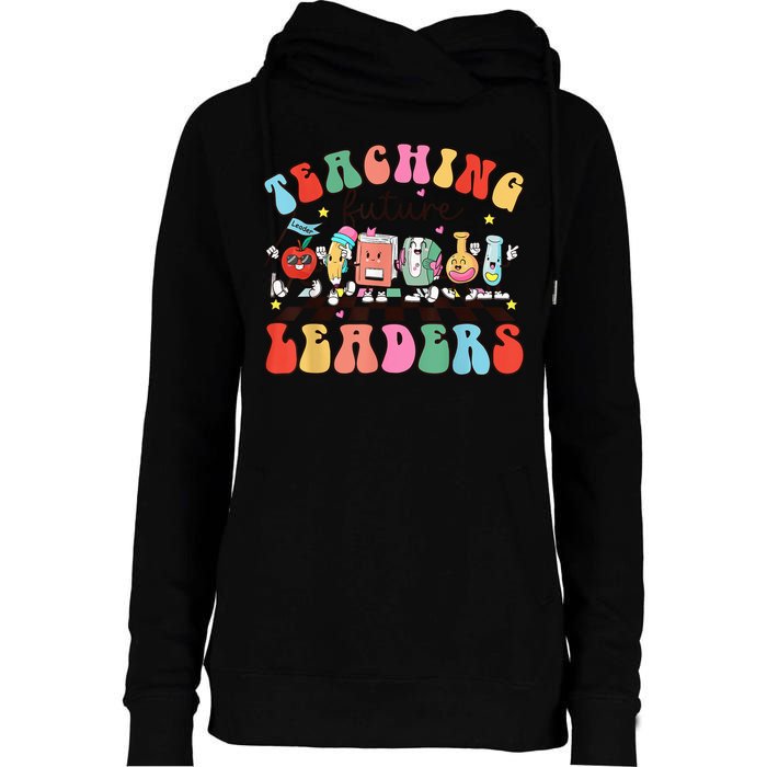 Teaching Future Leaders,It's a Good Day to Teach Tiny Humans Womens Funnel Neck Pullover Hood