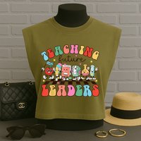 Teaching Future Leaders,It's a Good Day to Teach Tiny Humans Garment-Dyed Women's Muscle Tee