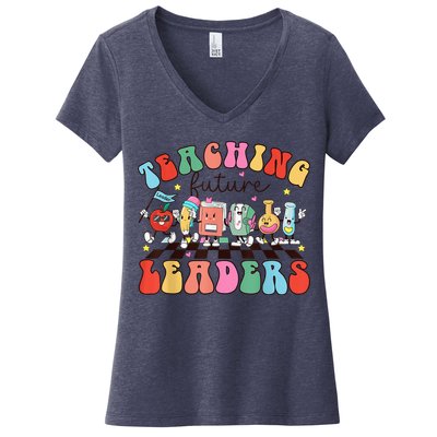 Teaching Future Leaders,It's a Good Day to Teach Tiny Humans Women's V-Neck T-Shirt