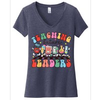 Teaching Future Leaders,It's a Good Day to Teach Tiny Humans Women's V-Neck T-Shirt
