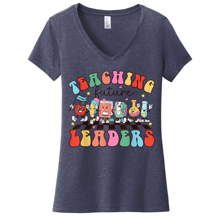 Teaching Future Leaders,It's a Good Day to Teach Tiny Humans Women's V-Neck T-Shirt