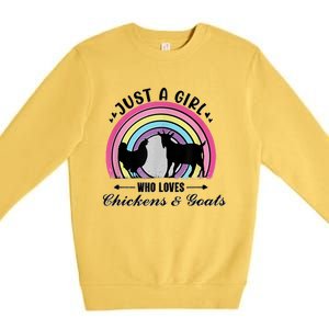 The Farm Liberty Missouri USA Bar Honkytonk Chicken Lady Premium Crewneck Sweatshirt