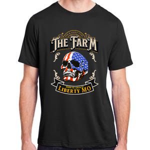 The Farm Liberty Missouri USA Bar Honkytonk American Skull Adult ChromaSoft Performance T-Shirt