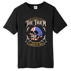 The Farm Liberty Missouri USA Bar Honkytonk American Skull Tall Fusion ChromaSoft Performance T-Shirt