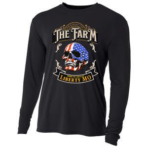 The Farm Liberty Missouri USA Bar Honkytonk American Skull Cooling Performance Long Sleeve Crew