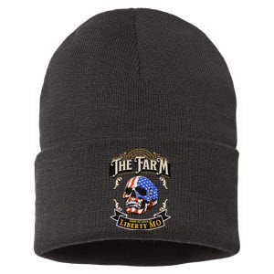 The Farm Liberty Missouri USA Bar Honkytonk American Skull Sustainable Knit Beanie