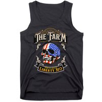 The Farm Liberty Missouri USA Bar Honkytonk American Skull Tank Top