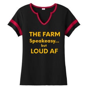 The Farm Liberty Missouri Usa Bar Honkytonk Music Ladies Halftime Notch Neck Tee