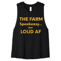 The Farm Liberty Missouri Usa Bar Honkytonk Music Women's Racerback Cropped Tank