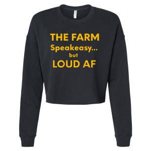 The Farm Liberty Missouri Usa Bar Honkytonk Music Cropped Pullover Crew