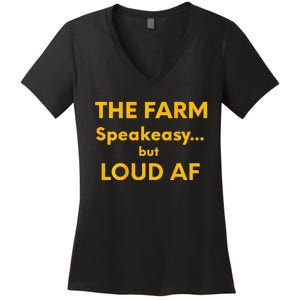 The Farm Liberty Missouri Usa Bar Honkytonk Music Women's V-Neck T-Shirt