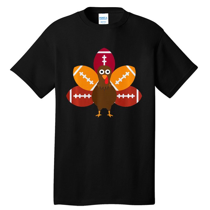 Thanksgiving Football Lovers Thankful Thanksgiving Tall T-Shirt