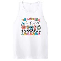 Teaching Future Leaders Back To School Kindergarten Teacher Groovy PosiCharge Competitor Tank