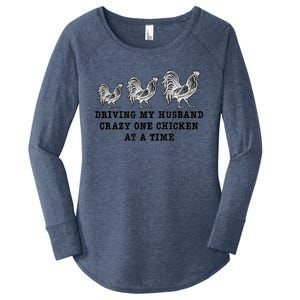 The Farm Liberty Missouri USA Bar Honkytonk Chicken Lady Women's Perfect Tri Tunic Long Sleeve Shirt