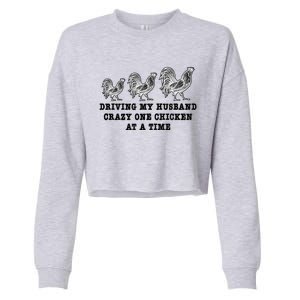 The Farm Liberty Missouri USA Bar Honkytonk Chicken Lady Cropped Pullover Crew