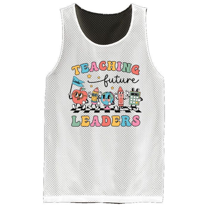 Teaching Future Leaders Back To School Mesh Reversible Basketball Jersey Tank