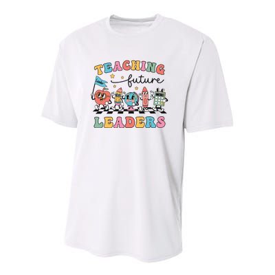 Teaching Future Leaders Back To School Youth Performance Sprint T-Shirt