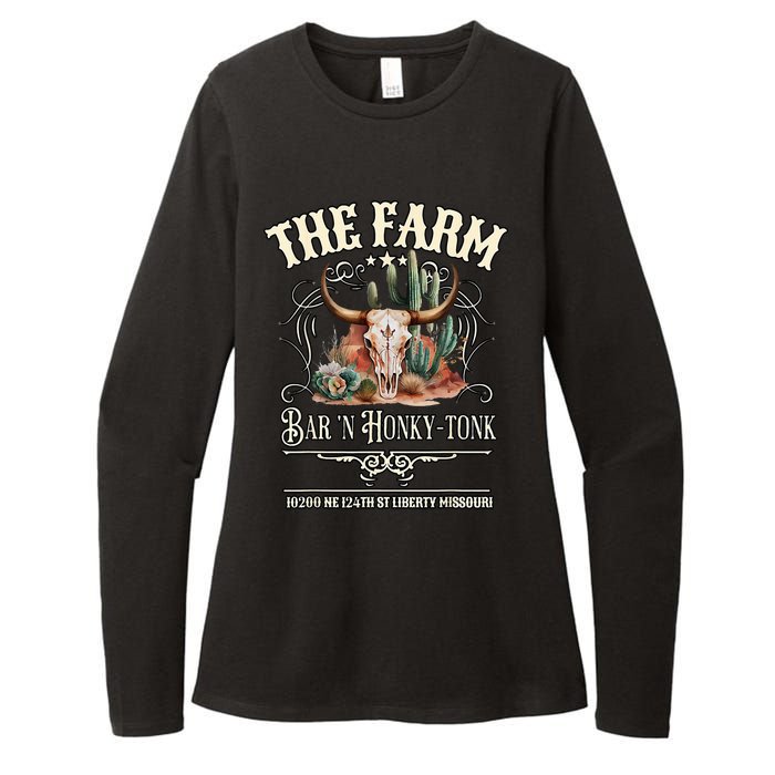 The Farm Liberty Missouri USA Bar Honkytonk Music Womens CVC Long Sleeve Shirt