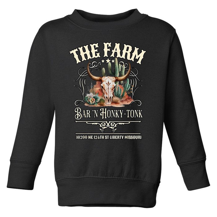 The Farm Liberty Missouri USA Bar Honkytonk Music Toddler Sweatshirt