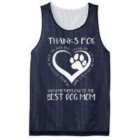 Thanks For Loving Me Happy MotherS Day To The Best Dog Mom Mesh Reversible Basketball Jersey Tank