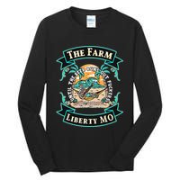 The Farm Liberty Missouri USA Bar Honky Tonk Music Summer Tall Long Sleeve T-Shirt