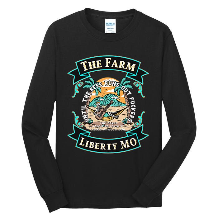 The Farm Liberty Missouri USA Bar Honky Tonk Music Summer Tall Long Sleeve T-Shirt