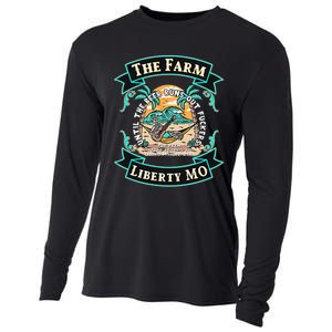 The Farm Liberty Missouri USA Bar Honky Tonk Music Summer Cooling Performance Long Sleeve Crew