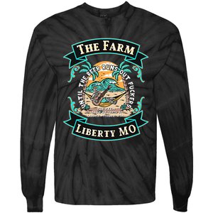 The Farm Liberty Missouri USA Bar Honky Tonk Music Summer Tie-Dye Long Sleeve Shirt