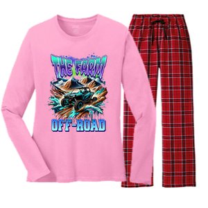 The Farm Liberty Missouri USA Bar Honky-tonk Offroad Women's Long Sleeve Flannel Pajama Set 