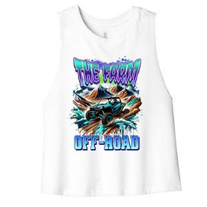 The Farm Liberty Missouri USA Bar Honky-tonk Offroad Women's Racerback Cropped Tank