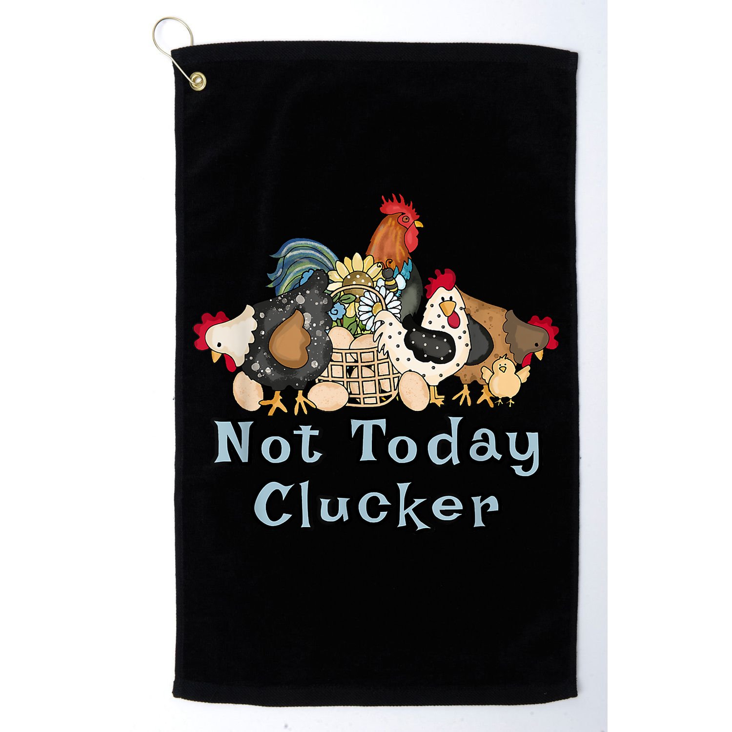 The Farm Liberty Missouri USA Bar Honkytonk Chicken Lady Golf Towel