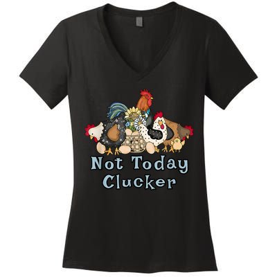 The Farm Liberty Missouri USA Bar Honkytonk Chicken Lady Women's V-Neck T-Shirt