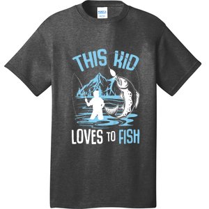 This Fish Loves To Fish Funny Fishing Boy Gifts T-Shirt