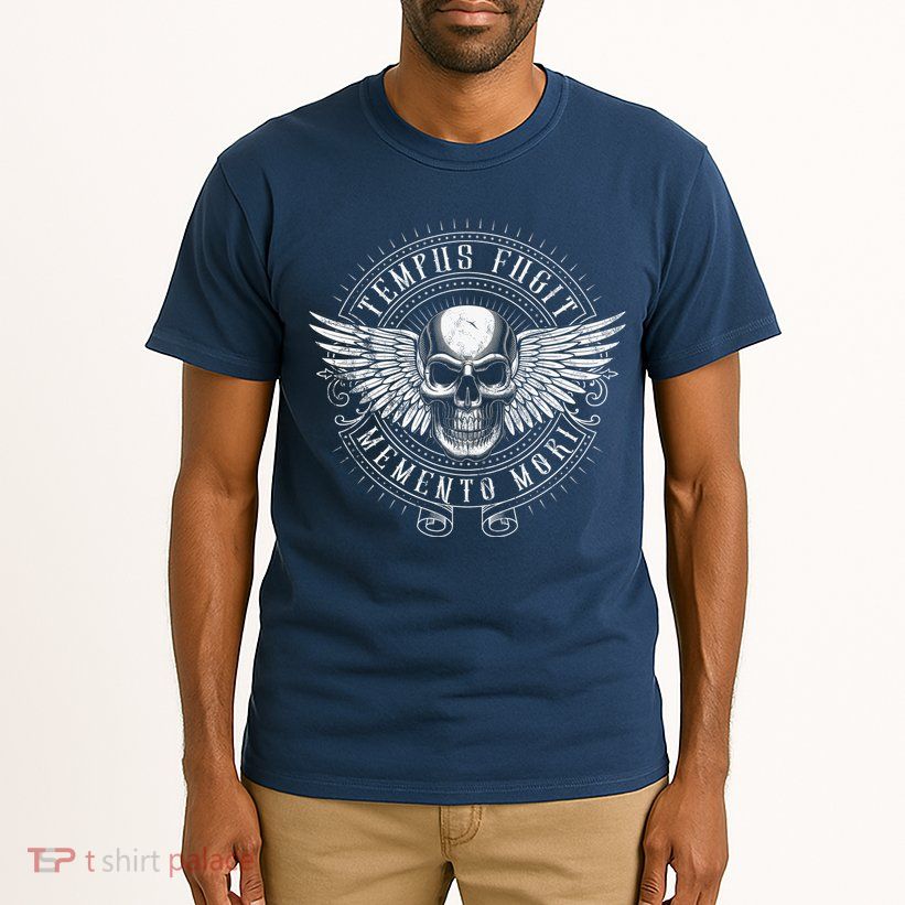Tempus Fugit Memento Mori Latin Phrase Tall T-Shirt