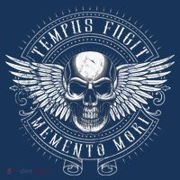 Tempus Fugit Memento Mori Latin Phrase Magnet