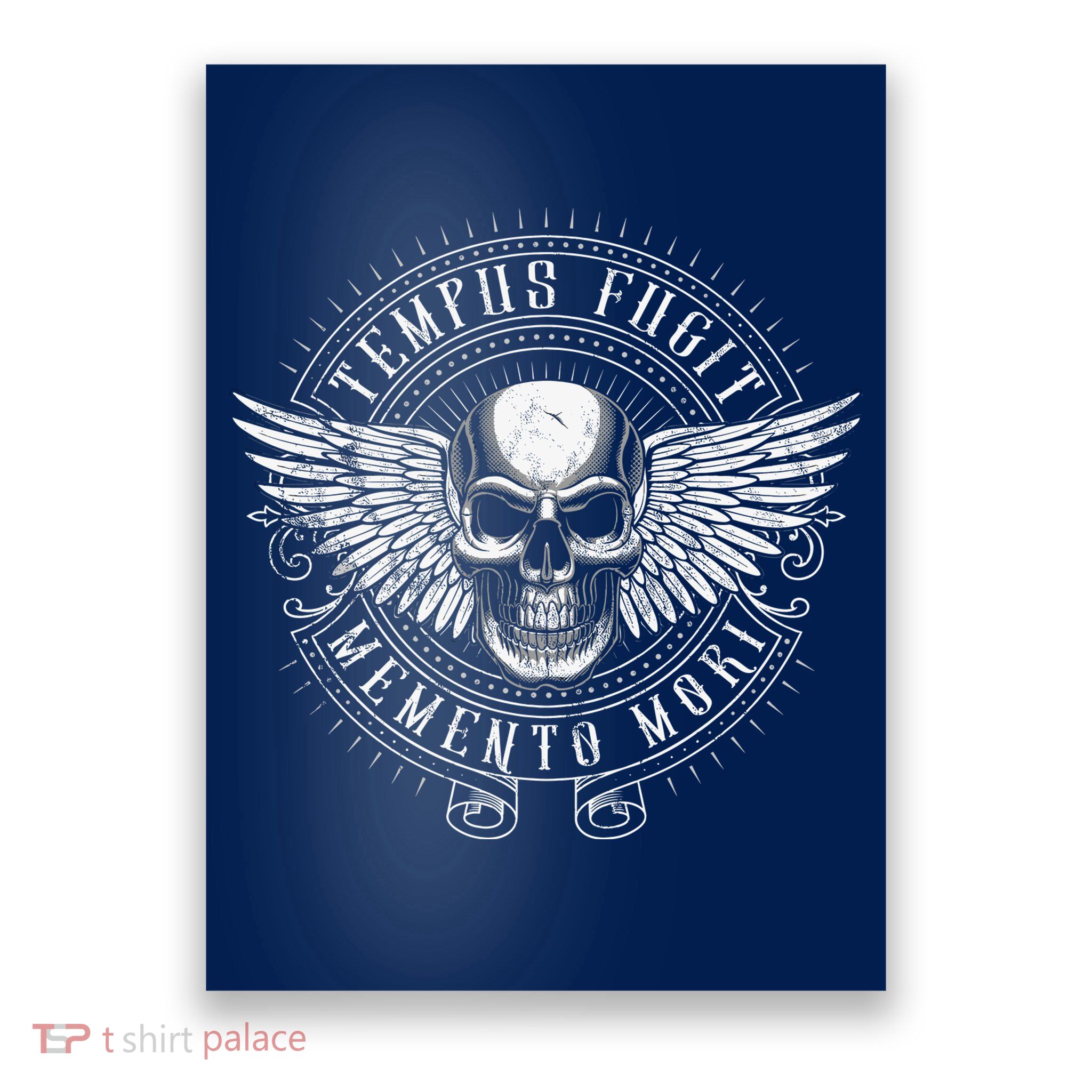 Tempus Fugit Memento Mori Latin Phrase Poster