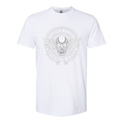 Tempus Fugit Memento Mori Latin Phrase Softstyle® CVC T-Shirt